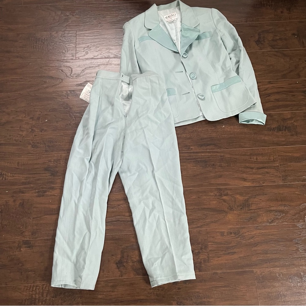 Blue suit